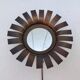 Flower wall mirror, Jean Vinay, 1960s design