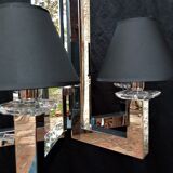 Chrome metal chandelier 70/80
