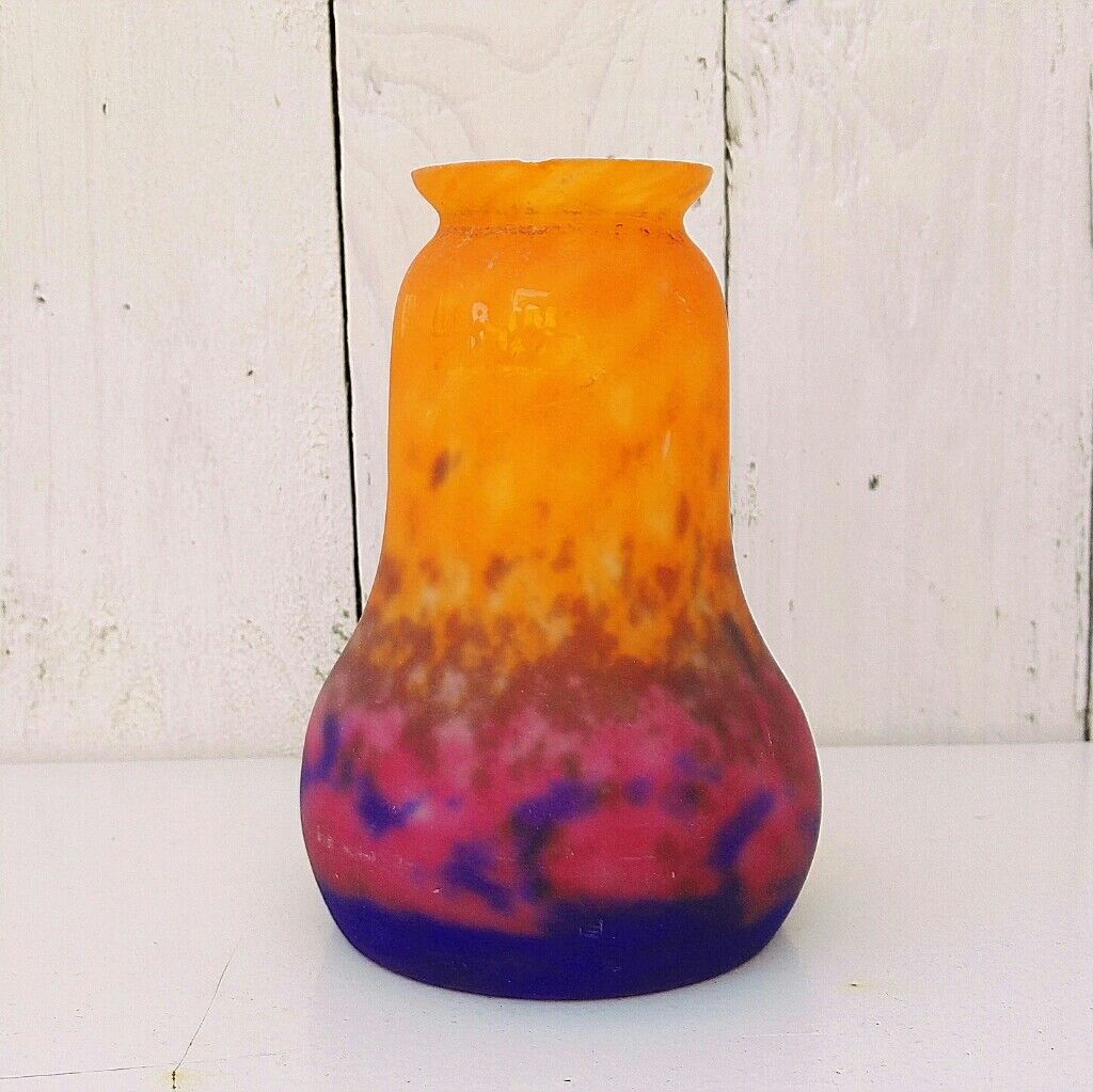 Tulipe pâte de verre art déco 20-30’s muller