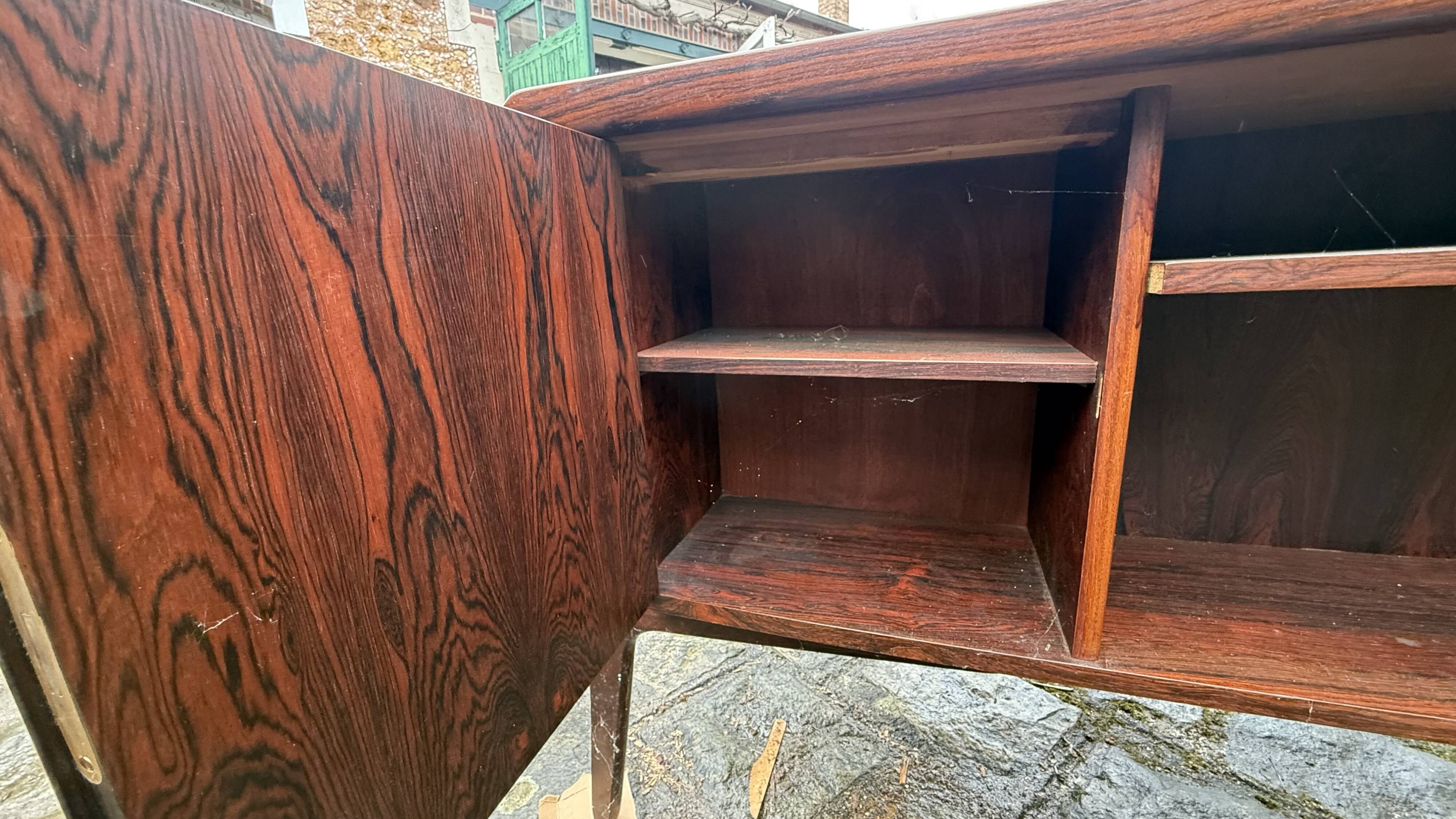 Bureau Mid-Century en Teck par Svend Age Madsen pour HP Hansen, Danemark,