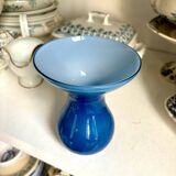 Blue opaline vase