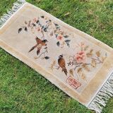 60x30cm bird silk carpet