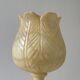 Tulip lamp in alabaster