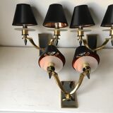 Three pairs of 60/70s neoclassical wall light