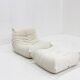 Vintage Togo chair with ottoman 1980s by Michel Ducaroy for Ligne Roset