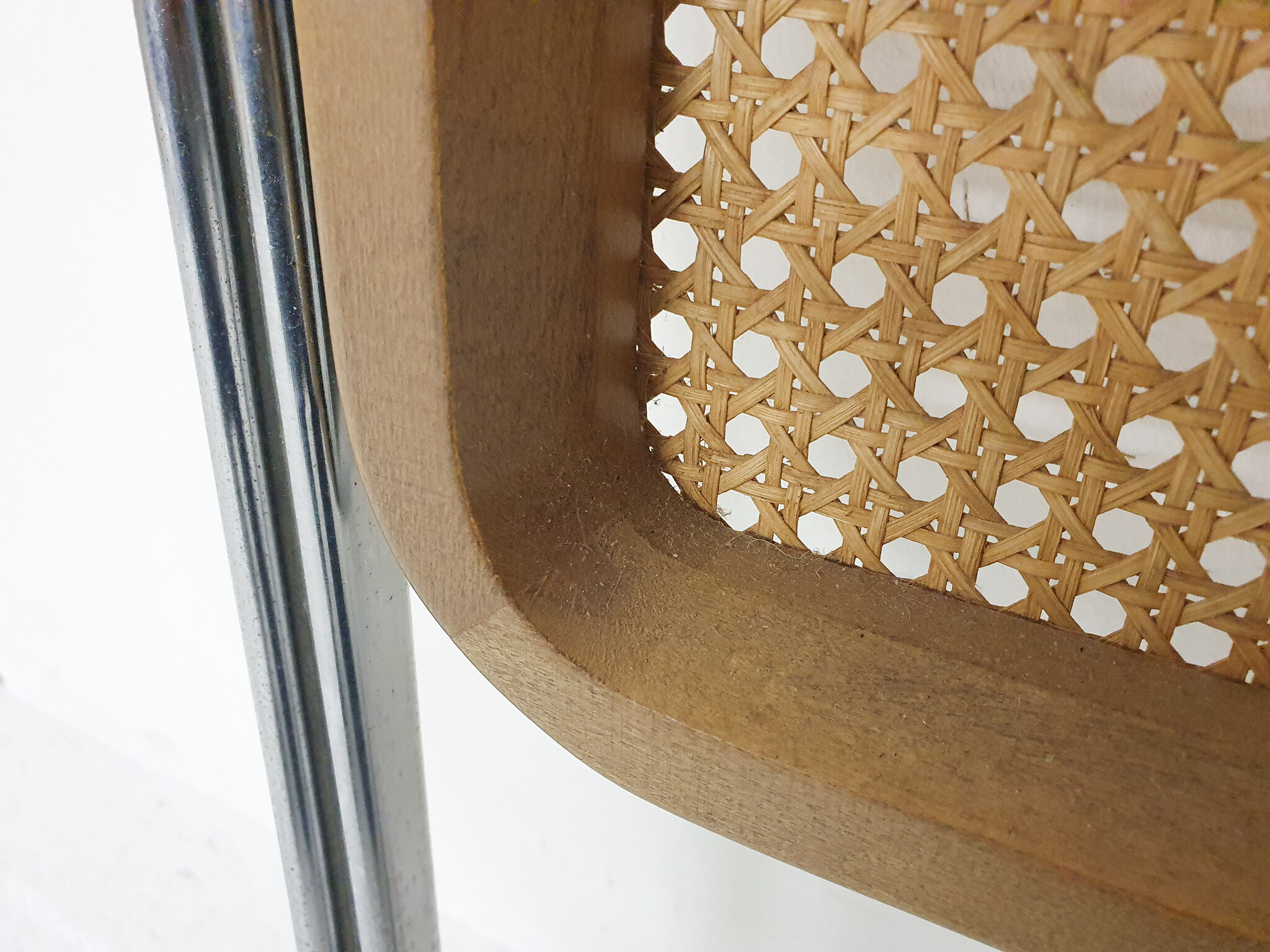 Webbing folding chair by Giancarlo Piretti for Castelli, model Plia, Italy 1967