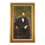 Italian painting signed Agazzi and dated 1908