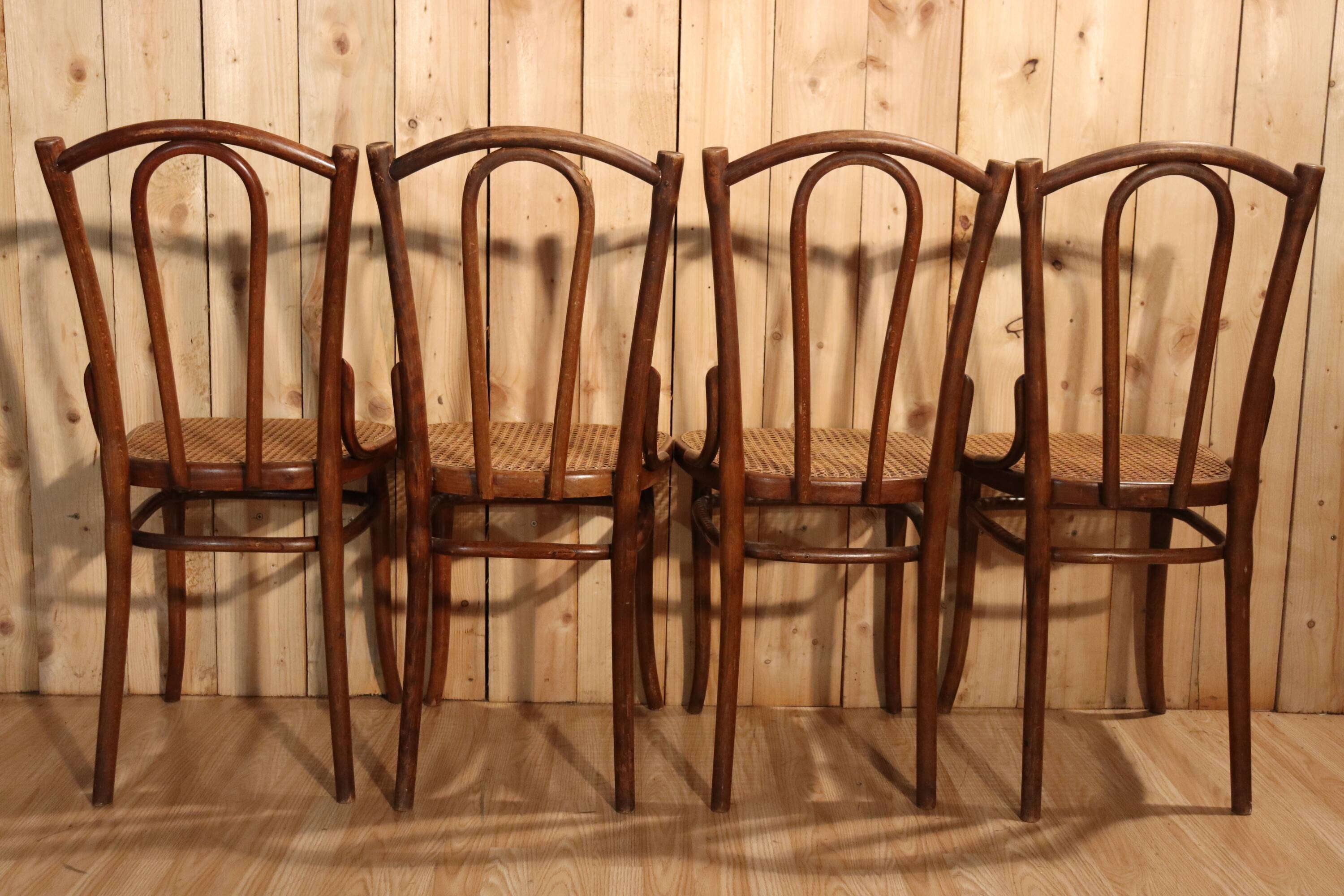 8 Bistro chairs No. 56 Thonet