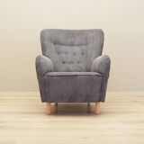 Grey armchair, Scandinavian design, production: Denmark