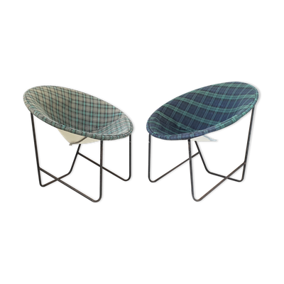 Paire de fauteuils vintage 1950