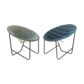 Paire de fauteuils vintage 1950