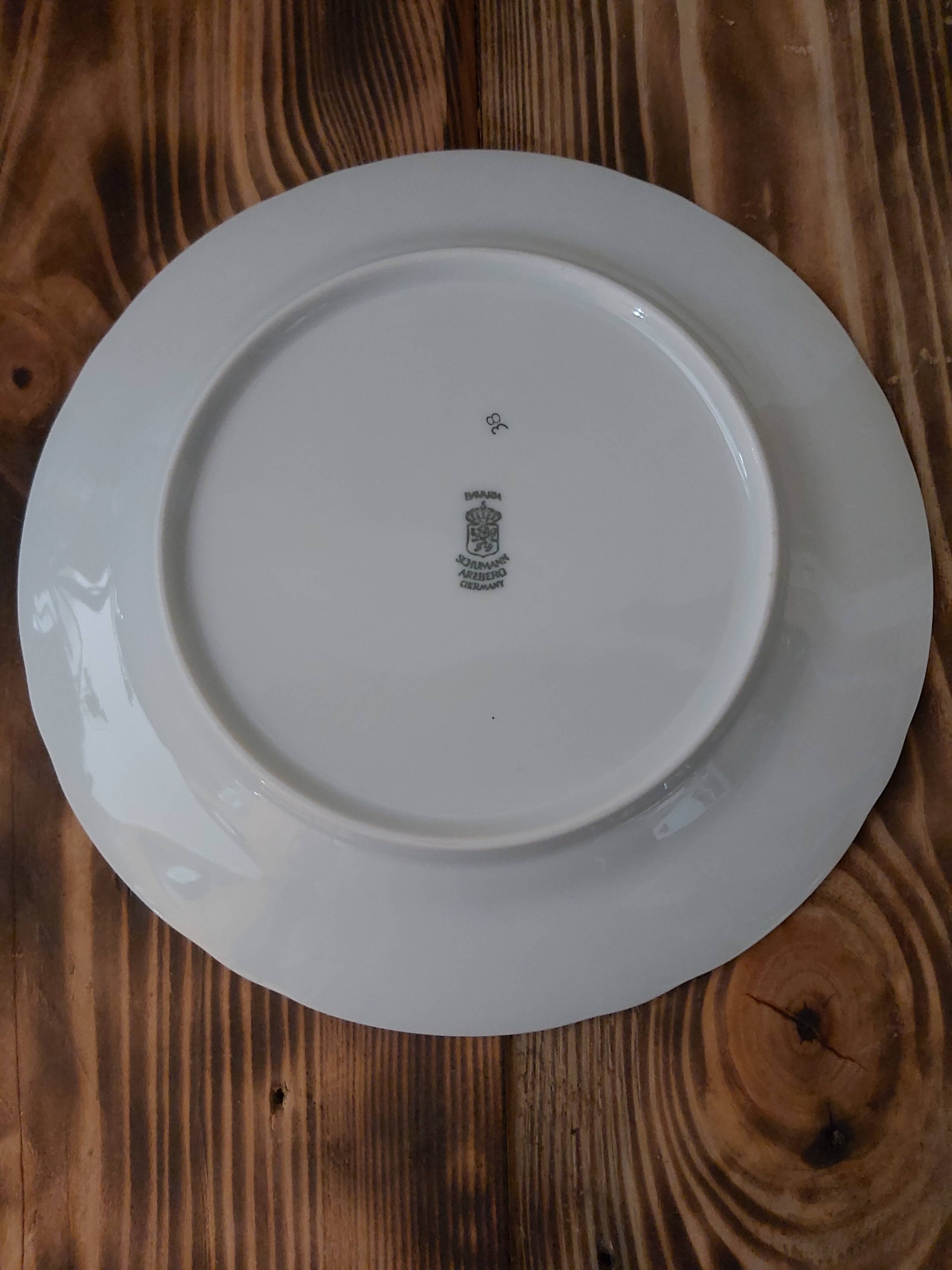 Set of 6 dessert plates Bavaria Schumann Arzberg