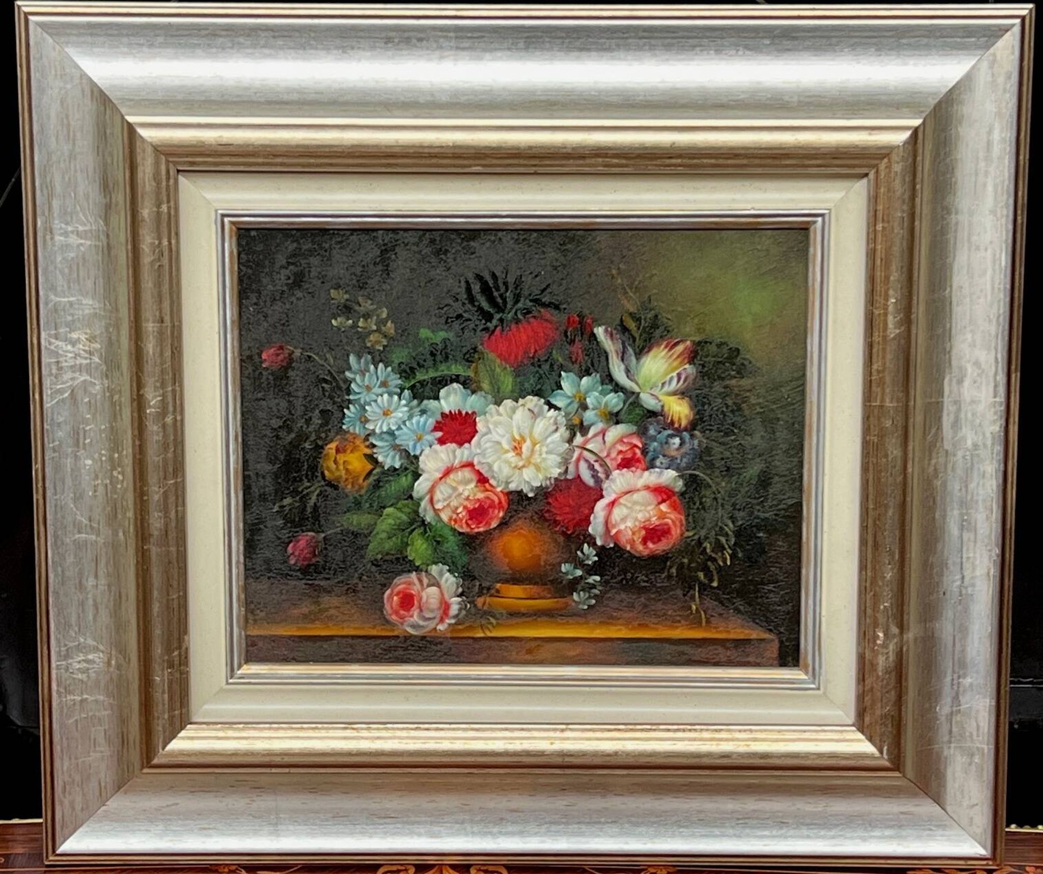 Nature morte avec des fleurs.