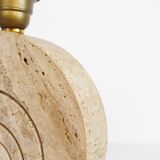 1970's original vintage travertin Table Lamp