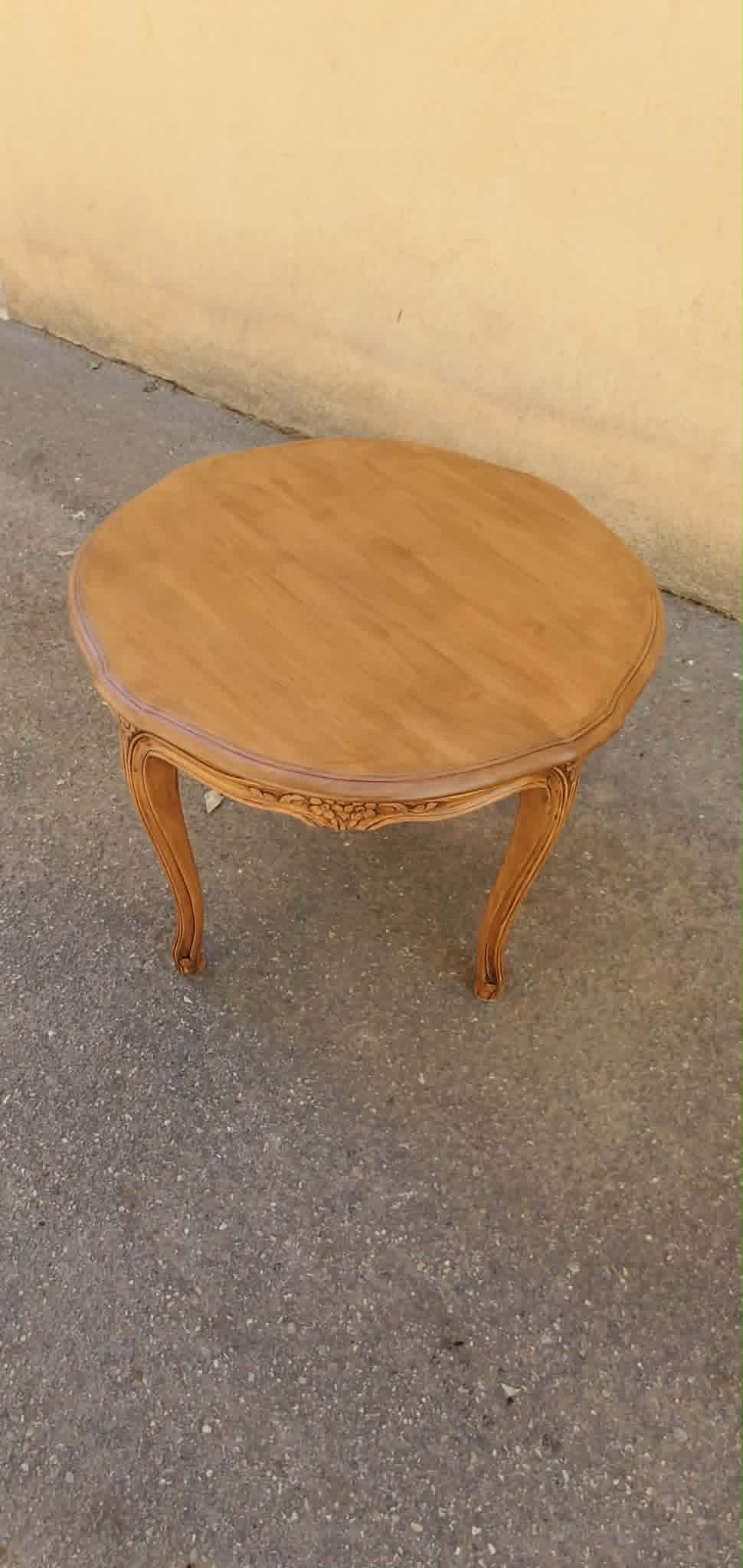 Wooden side table