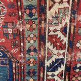 Tapis ancien du Caucase, kazak cloud band, circa 1880