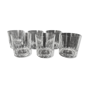 Ensemble de six verres à whisky