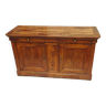 Old Louis Philippe sideboard in solid walnut