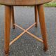Set of 4 solid organic chairs