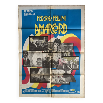 Amarcord - affiche originale italienne - 1973