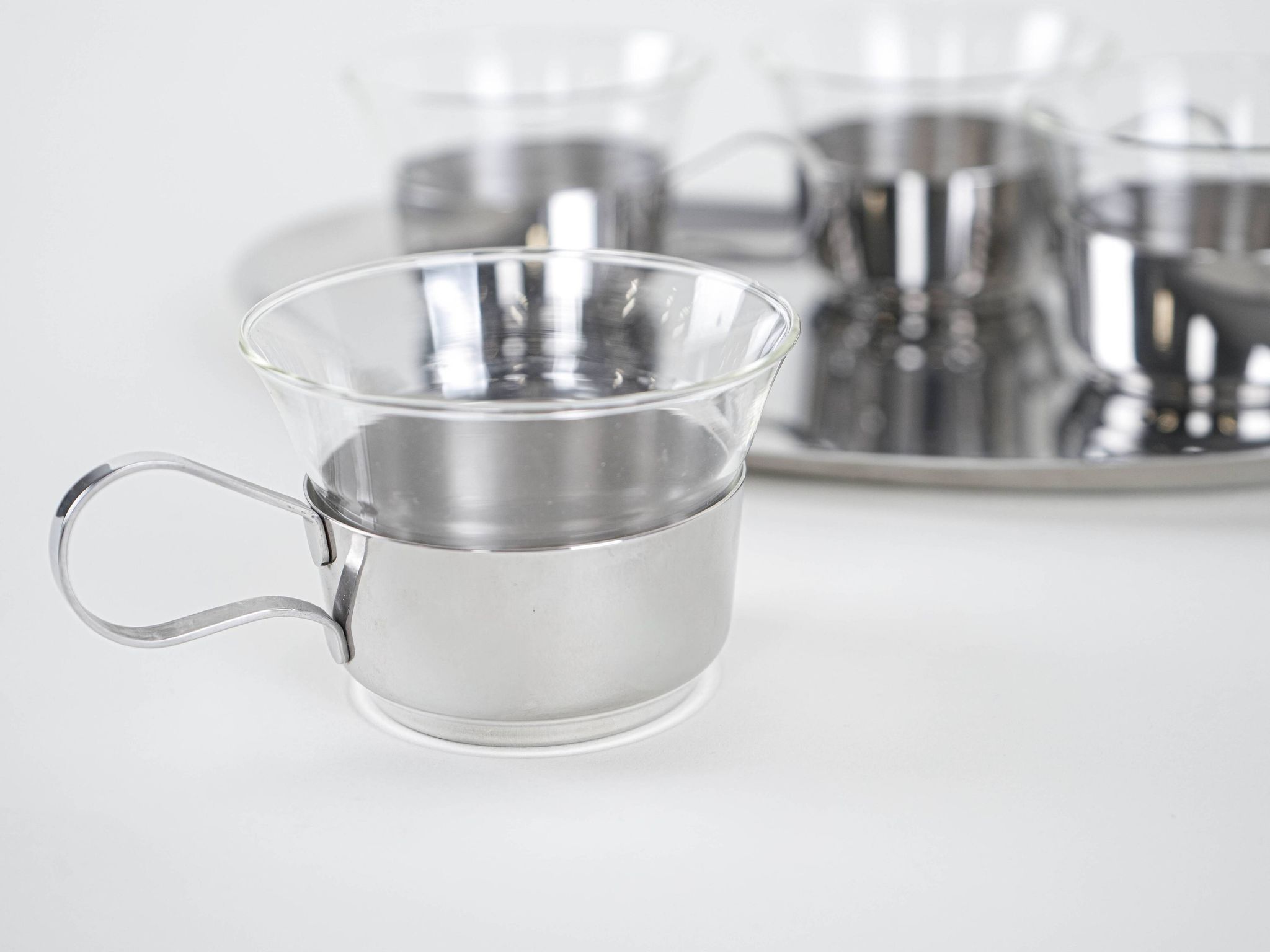 Serving set, Italian design, 1970s, made in Italy