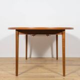 Mid-Century Round Teak Dining Table by Nils Jonsson for Hugo Troeds, Sweden