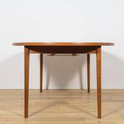 Mid-Century Round Teak Dining Table by Nils Jonsson for Hugo Troeds, Sweden