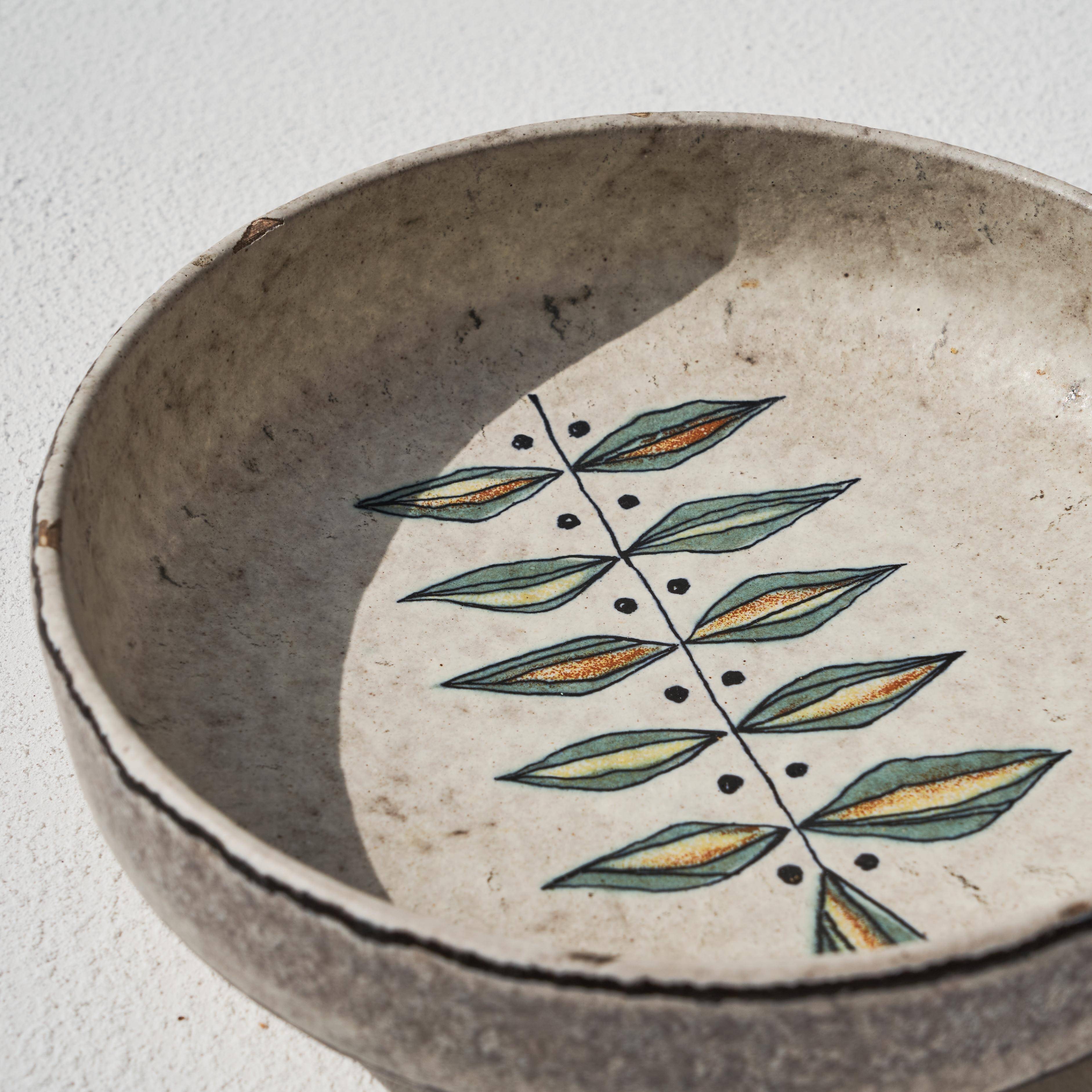 1960s ceramic studio bowl