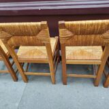 4 mulched chairs 50s