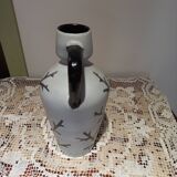 Ceramic vase signed elchinger alsace