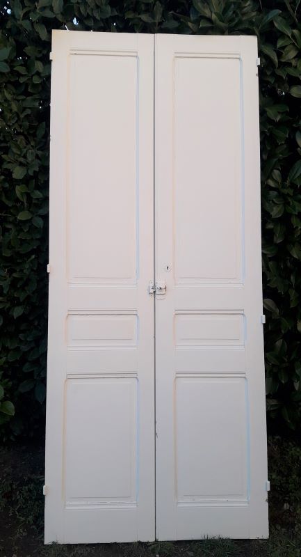 Pair of doors 218,5x92,5cm old closet