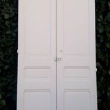 Paire de portes 218,5x92,5cm de placard anciennes