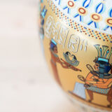 Kaiser "Theben" set of 2 porcelain vases, Egyptian motif.