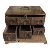 Indian wooden treasure box