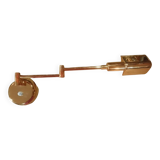 Applique murale en laiton doré, années 80