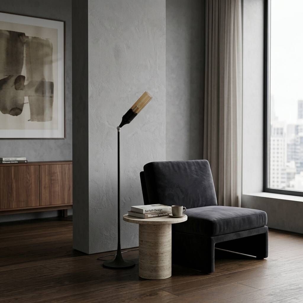 Vintage Reading Floor Lamp – Gino Sarfatti (Model 1086 / Arteluce)