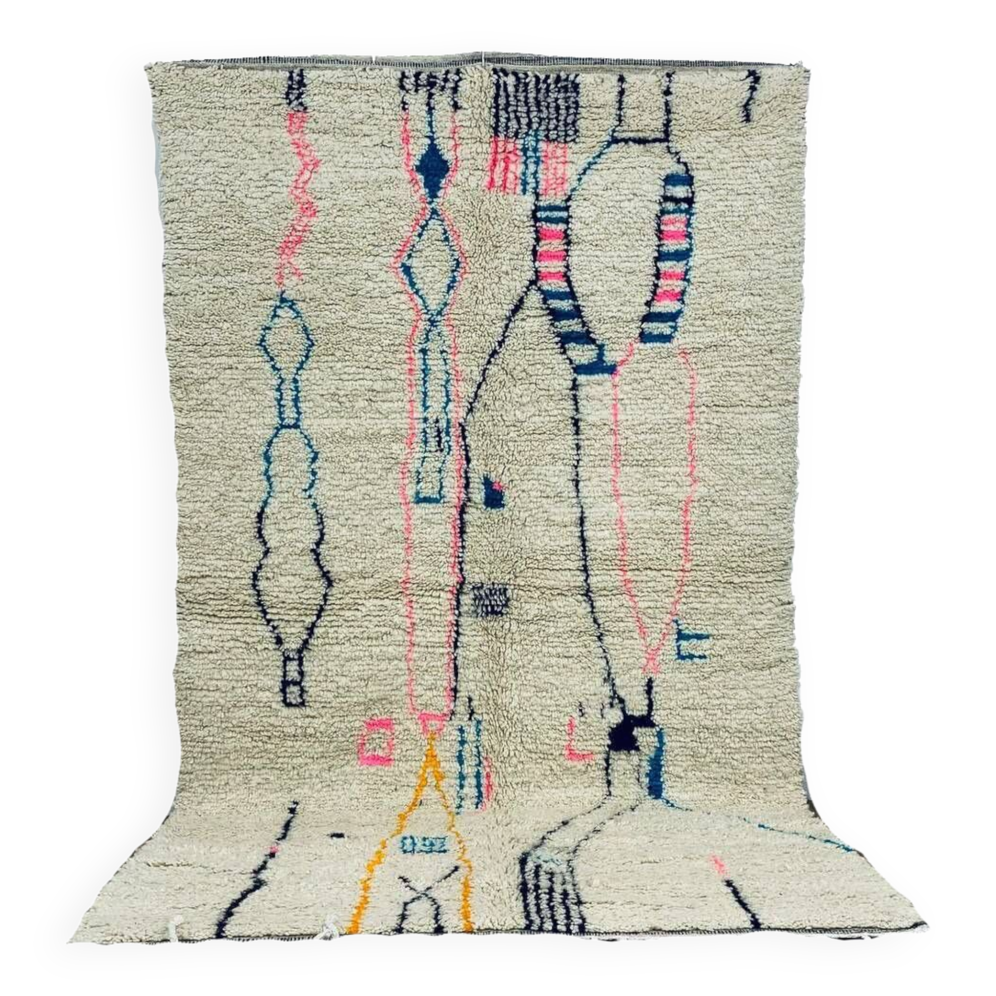 Handmade Moroccan Berber rug 260 x 150 cm