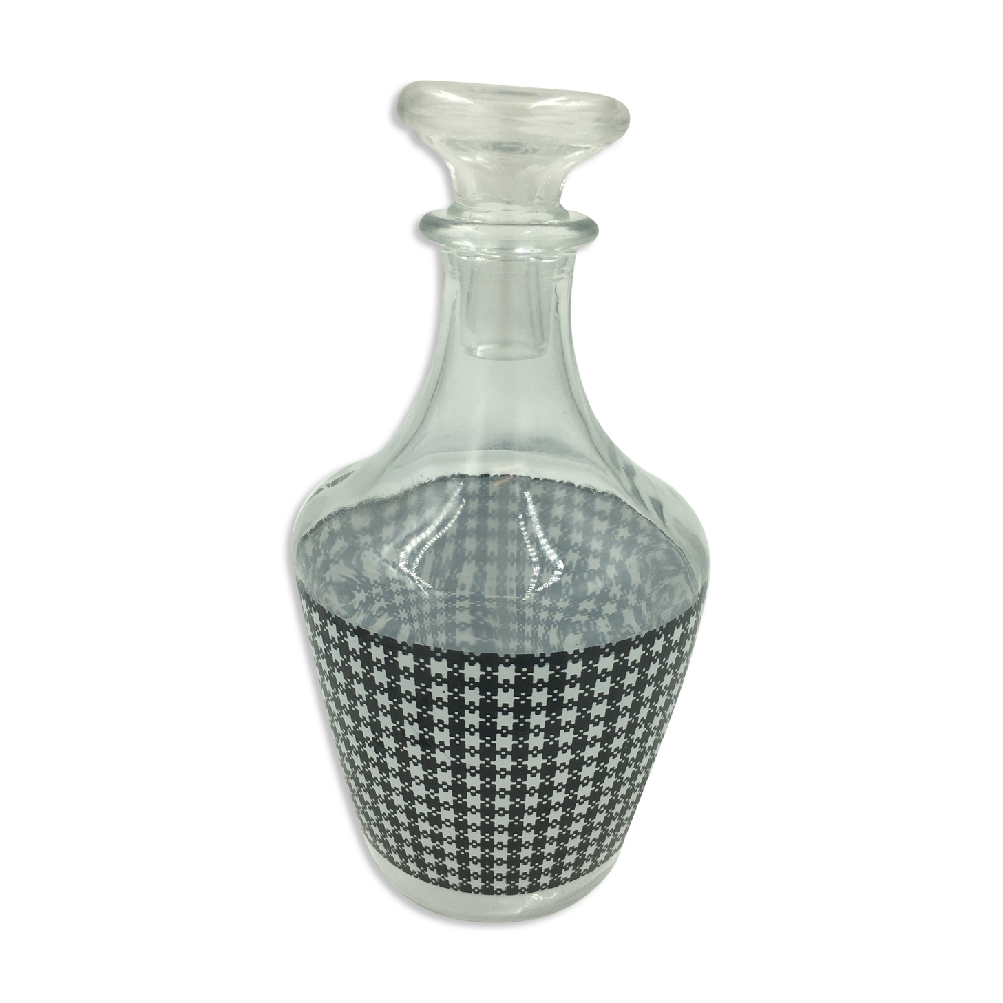 Glass liquor decanter 50s