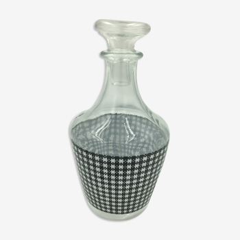 Carafe à liqueur en verre années 50