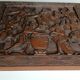Maurice Sonfack African Tribal Carved Wooden Panel Cameroon