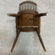 Vintage "Western" chair in dark wood