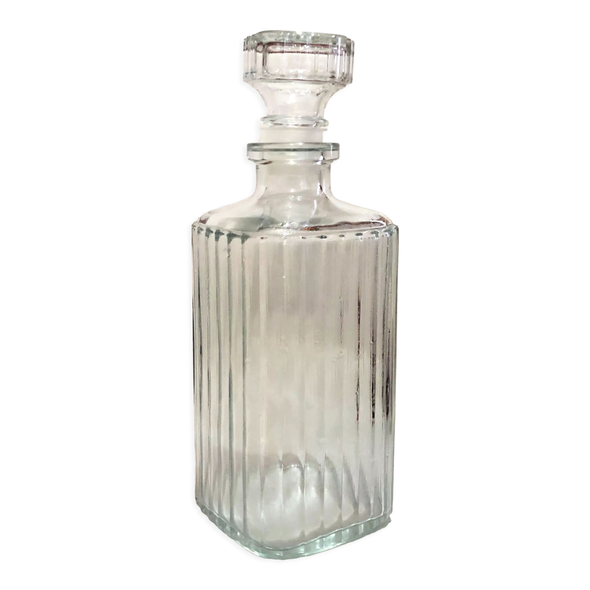 Whisky decanter or glass decanter retro France vintage style