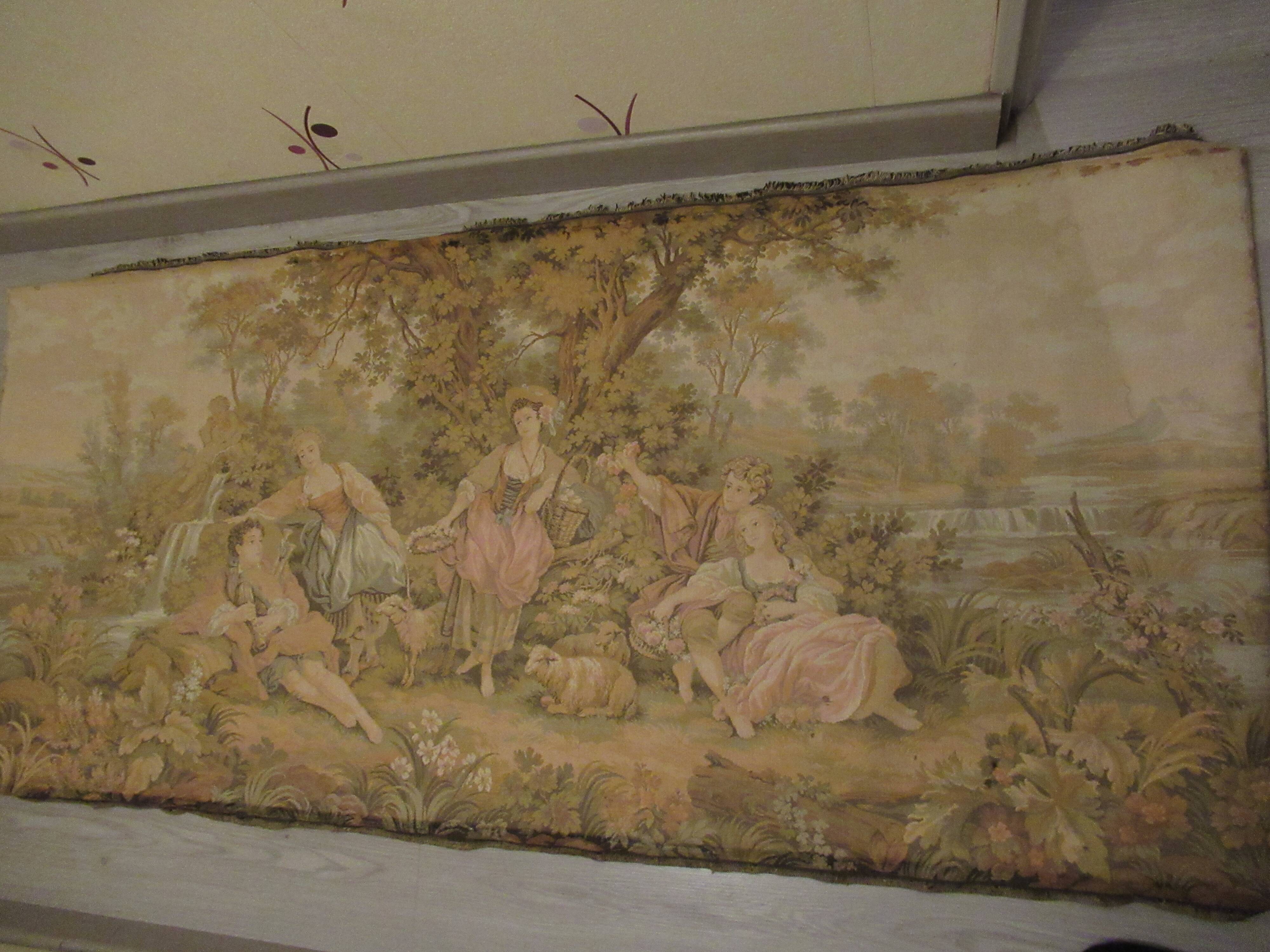 Tapestry numbered 305 / 266974 article 4997 goblin panels manufacture jp paris