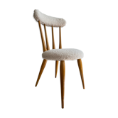 Vintage sheepskin chair