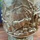 Cache-pot en laiton décor repoussé – XIXe-début XXe