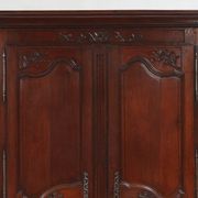 Large Louis XVI French Carved Bridal Wardrobe, ca. 1850