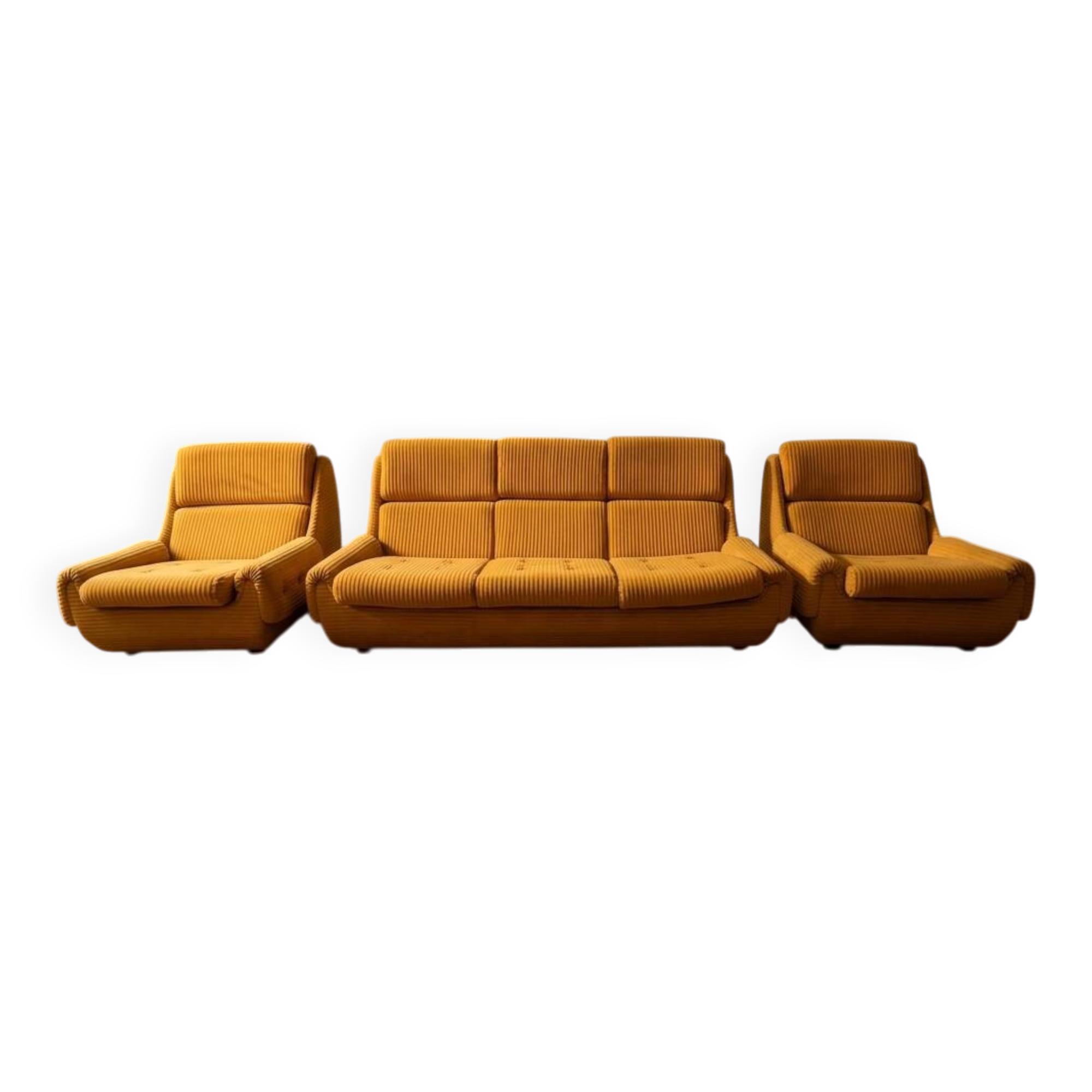 Living room set, mid-century, Jitona, 1970s, Czechoslovakia