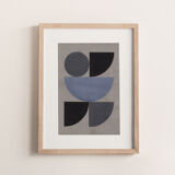 Collage on paper 26x36cm, signed Eawy