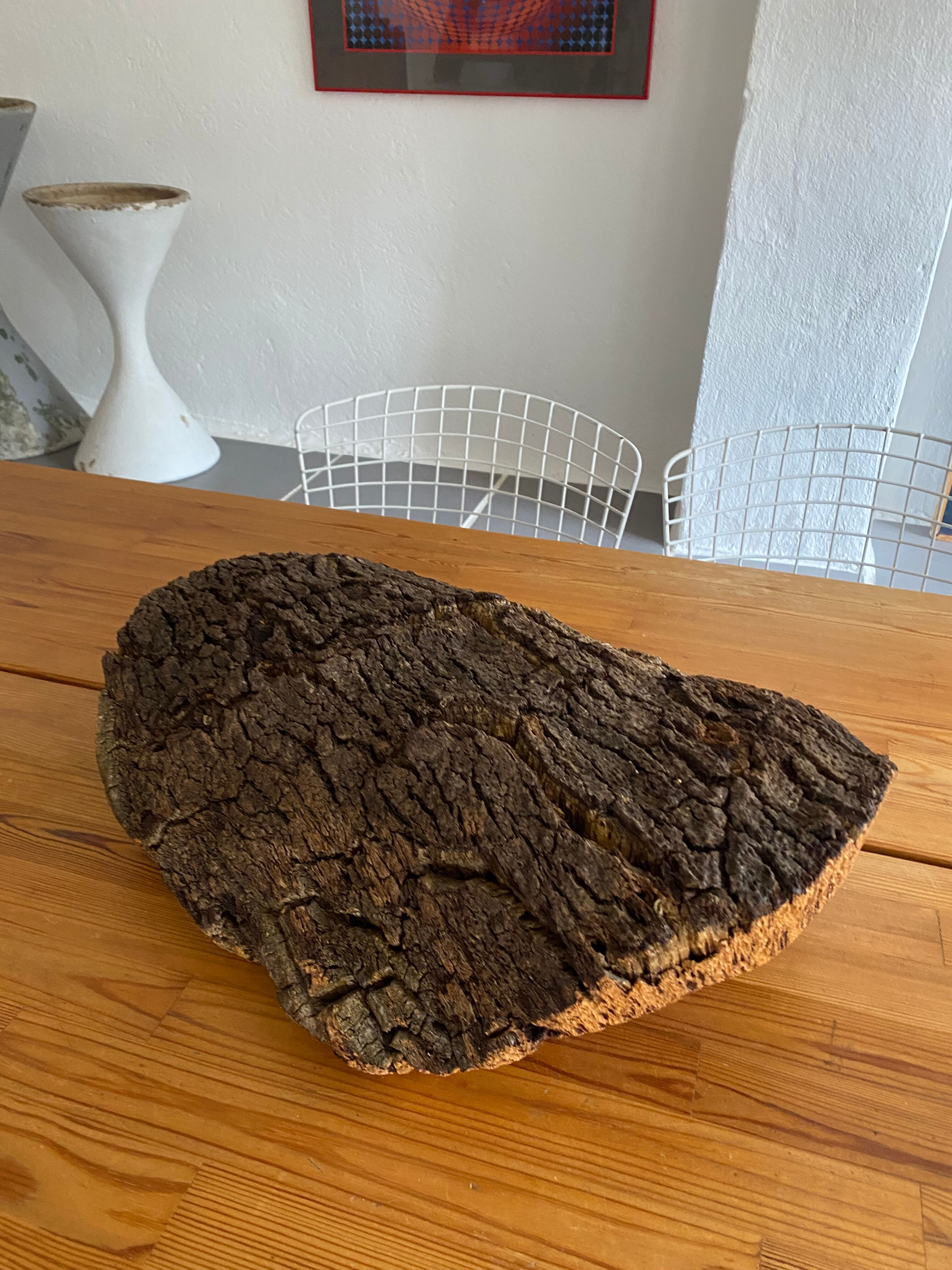 Natural cork cut free form vintage