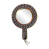 Mithé Espelt polychrome ceramic mirror